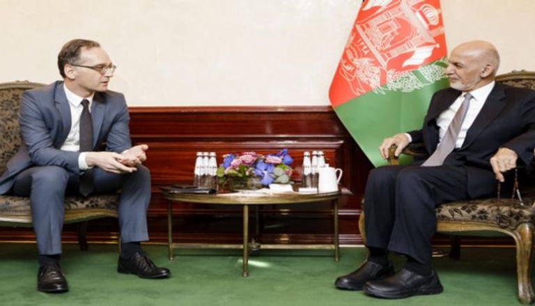لقاء سابق بين الرئيس الأفغاني ووزير خارجية ألمانيا