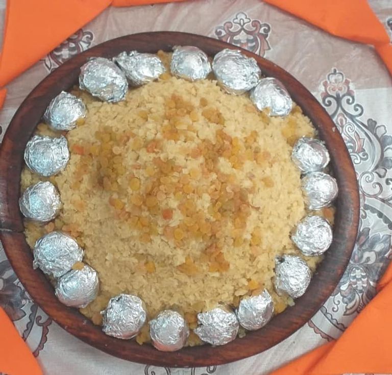 أطباق تقليدية يتم تحضيرها في عادة التشعبينة بالجزائر التشعبينة عادة رمضانية قديمة لاستقبال رمضان بالجزائر