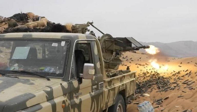 دورية للجيش اليمني في مأرب