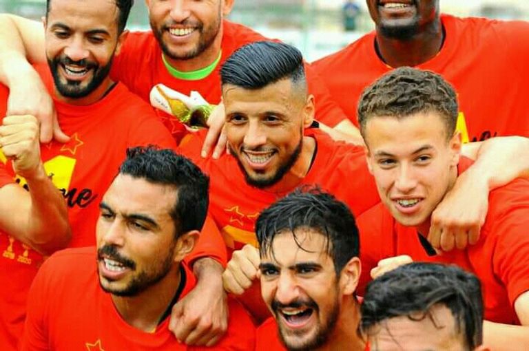 احتفالات الترجي التونسي معين الشعباني مدرب الترجي التونسي