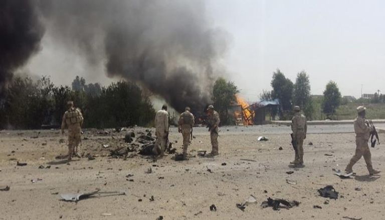تفجير سابق استهدف قوة أمنية عراقية في بغداد