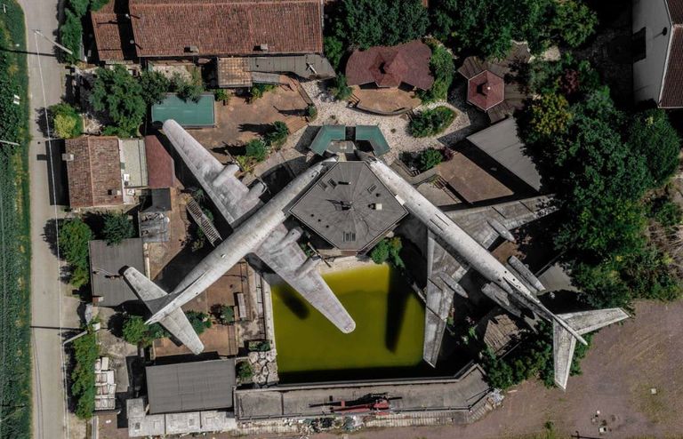 صورة للمطعم المهجور شمالي إيطاليا