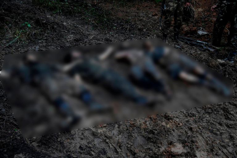 إرهابيون تمت تصفيتهم بمرتعفات تيبازة قوات من الجيش الجزائري في عملية عسكرية ضد معاقل الإرهابيين في 2021- أرشيفية