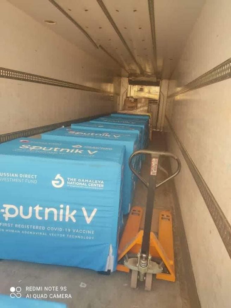 لقاح سبوتنيك الروسي في ليبيا