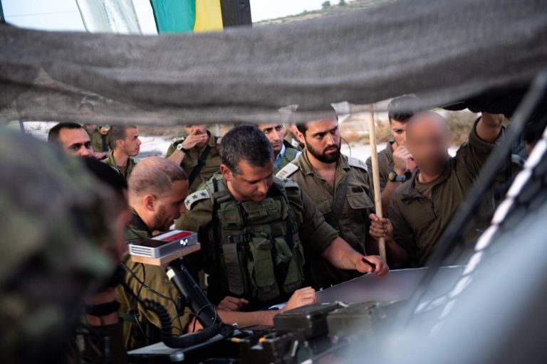 جانب من استعدادات الجيش الإسرائيلي