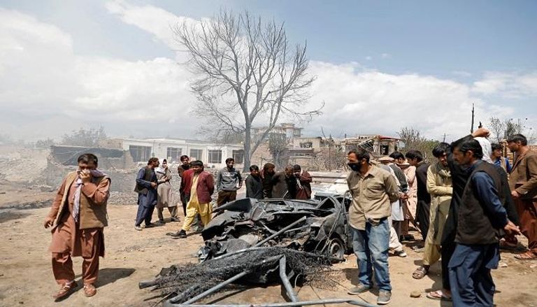 انفجارات في أفغانستان مع بدء سحب القوات الأمريكية