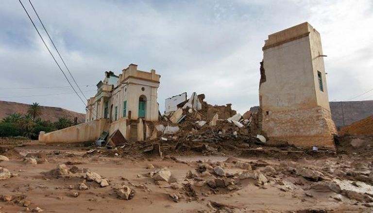 آلاف العائلات اليمنية تضررت جراء الفيضانات