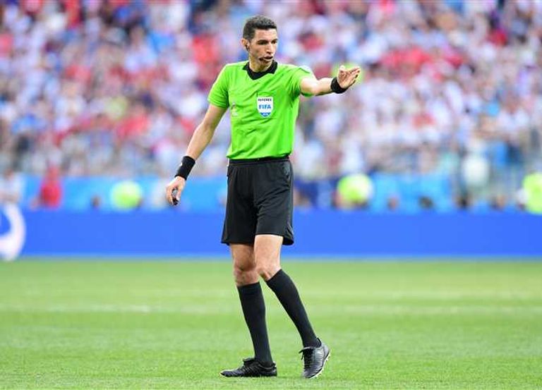 الحكم الدولي جهاد جريشة الزمالك ضد الأهلي