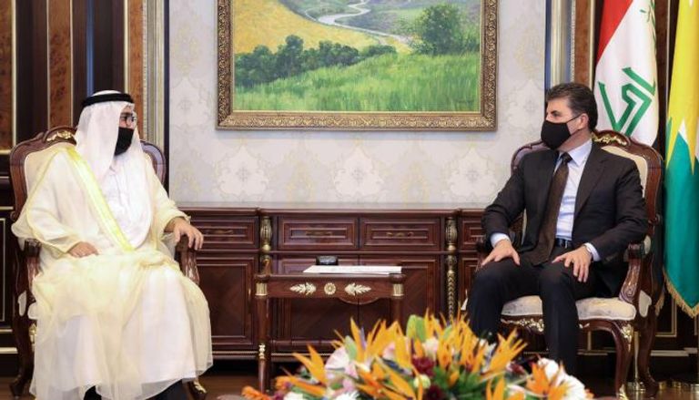 نيجيرفان بارزاني يستقبل قنصل عام دولة الإمارات لدى الإقليم