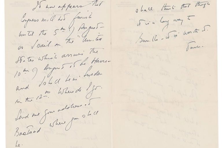 خطابات لكينيدي معروضة للبيع في المزاد