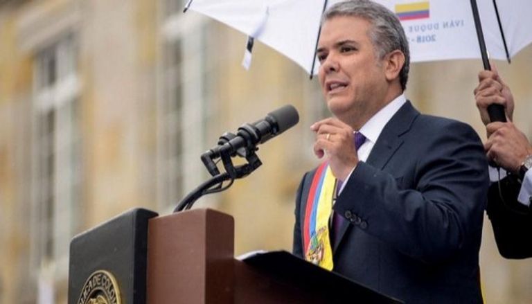 الرئيس الكولومبي إيفان دوكي - أرشيفية
