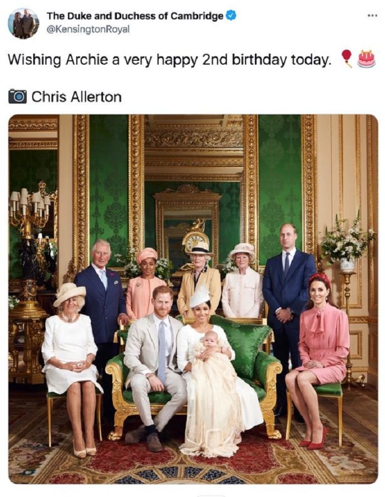 الأمير هاري وميجان ماركل مع ابنهما آرتشي - أرشيفية