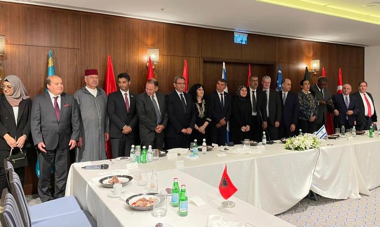 جانب من حفل إفطار وزارة الخارجية الإسرائيلية