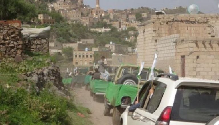 موكب لتشييع جثمان قتلى الحوثي - أرشيفية