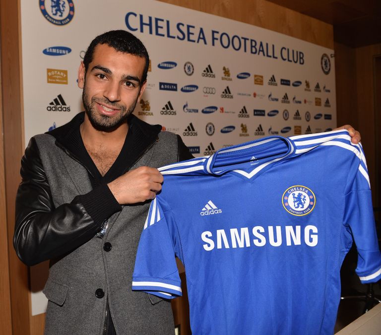 صلاح بقميص تشيلسي 