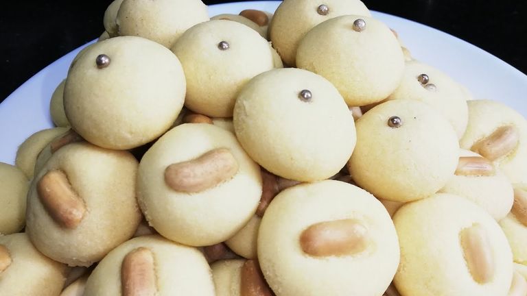 طريقة عمل الغريبة بالكيلو طريقة عمل الغريبة في عيد الفطر 2021