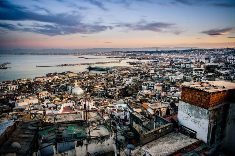 حي القصبة العتيق بالجزائر العاصمة مسجد البراني بالجزائر العاصمة