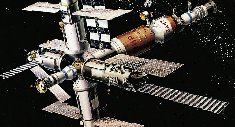 محطة "مير" السوفياتية لحظة إطلاق الصاروخ الصيني إلى الفضاء - أرشيفية