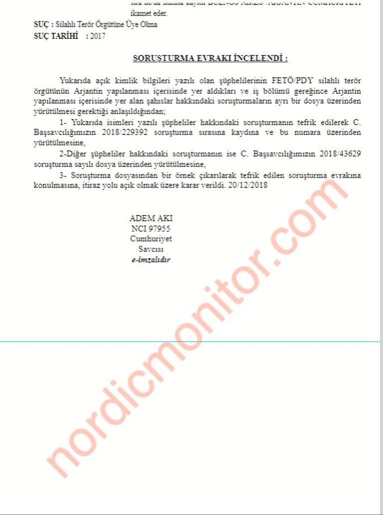 السفارة التركية في بوينس آيرس