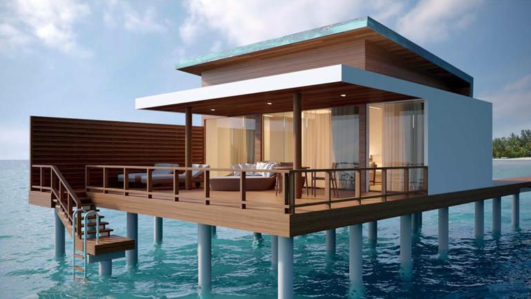 فيلات عائمة سحر المالديف