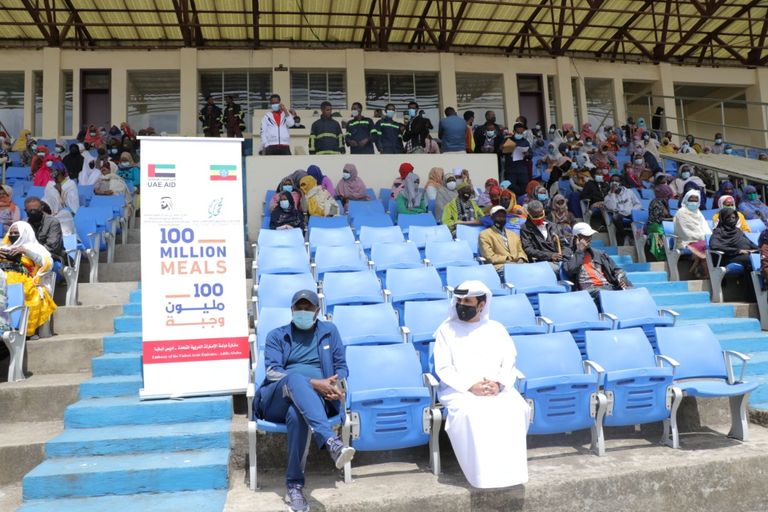 مساعدات غذائية إماراتية لإثيوبيا