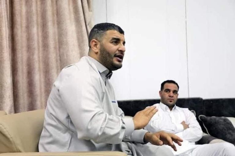 عماد الطرابلسي في اجتماع المليشيات