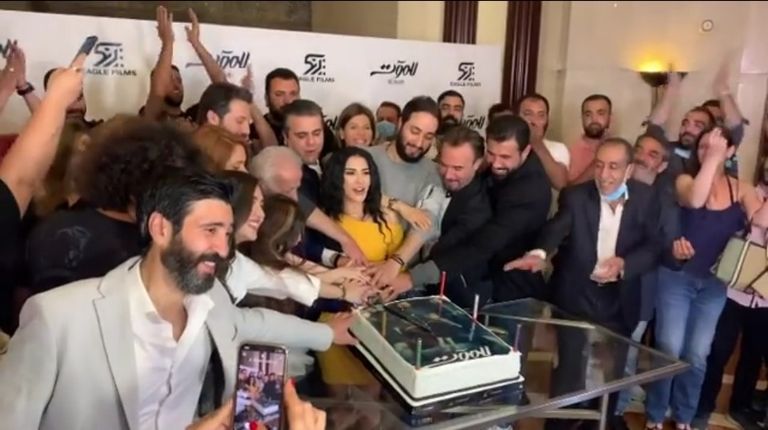 بطلا المسلسل دانييلا رحمة ومحمد الأحمد