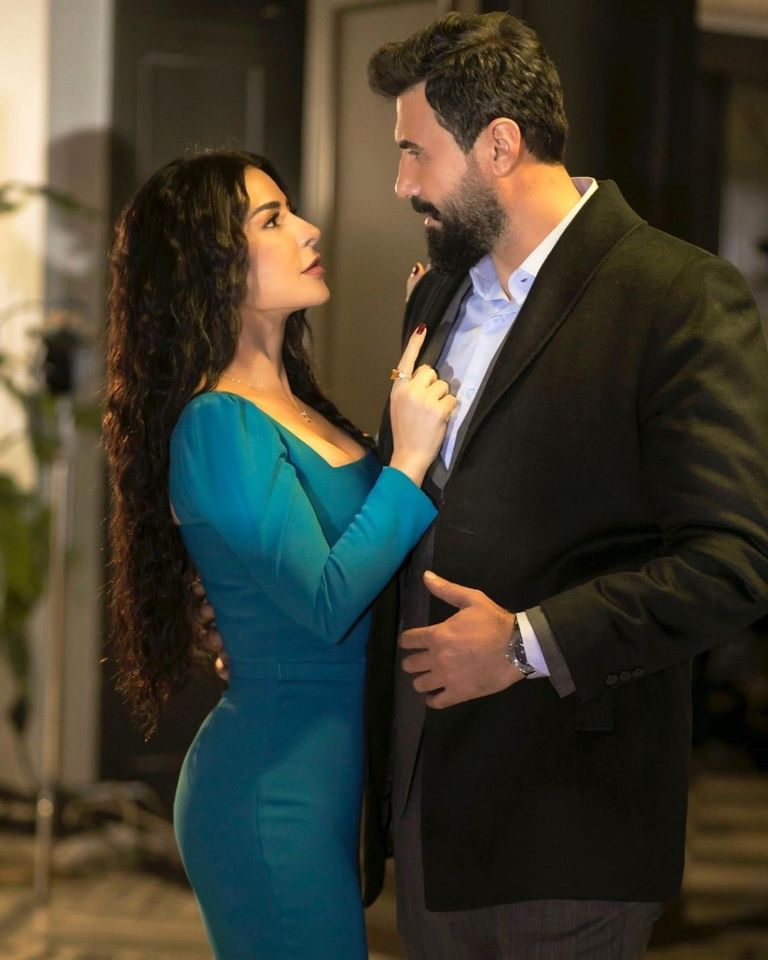 بطلا المسلسل دانييلا رحمة ومحمد الأحمد