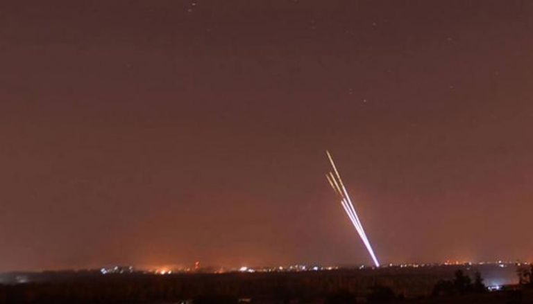 إطلاق صواريخ من غزة باتجاه إسرائيل