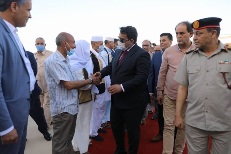 المنفي يصل سرت