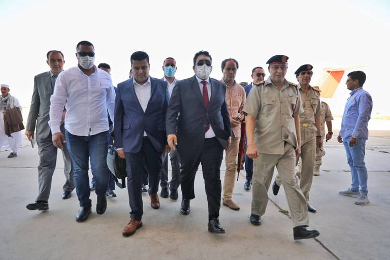 المنفي يصل سرت