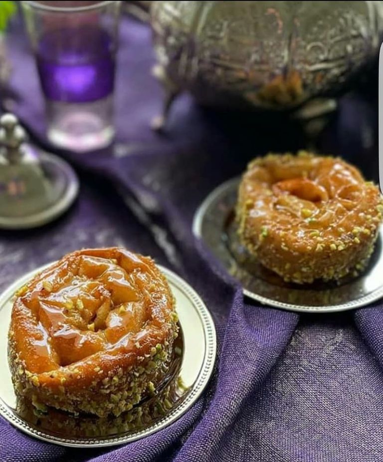 المحنشة.. حلوى العيد منذ 500 عام في الجزائر 78-104215-mhancha-traditional-algerian-dessert-aid-2