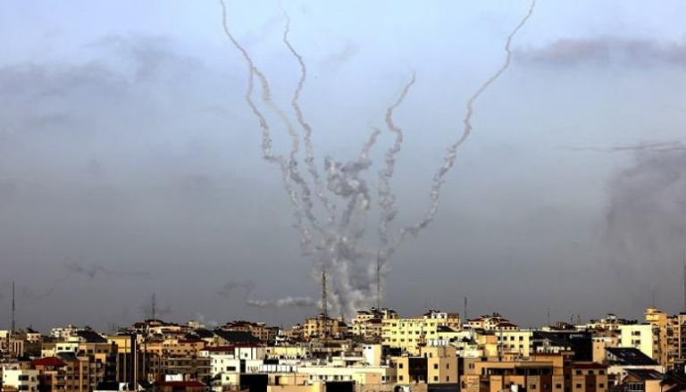 قصف صاروخي من قطاع غزة - أ.ف.ب