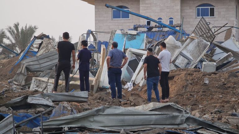 آثار القصف الإسرائيلي على غزة