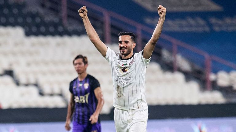 علي مبخوت مهاجم الجزيرة هداف الدوري الإماراتي