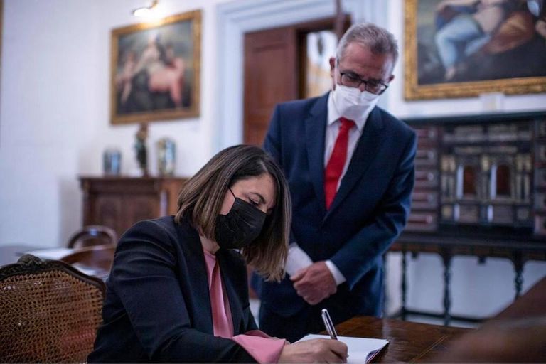 وزيرة الخارجية نجلاء المنقوش تزور العاصمة المالطية فاليتا