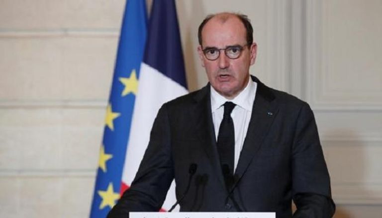 رئيس الوزراء الفرنسي جان كاستيكس - أرشيفية الرئيسان الجزائري عبد المجيد تبون والفرنسي إيمانويل ماكرون