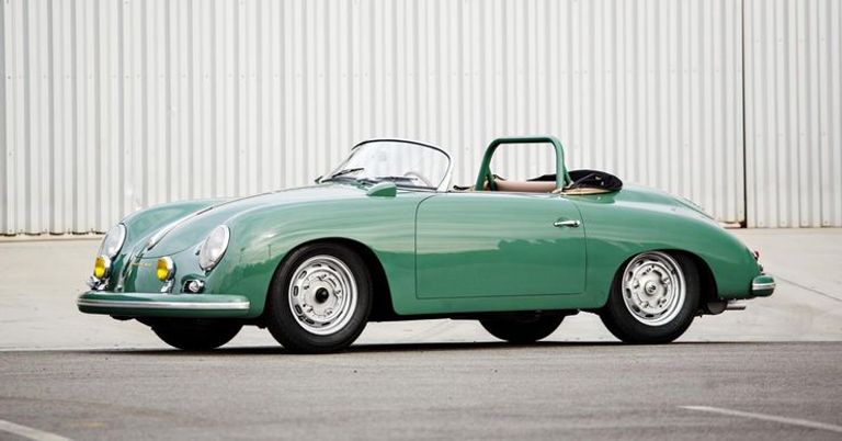 بورش 356A 1500 GS/GT Carrera Speedster جيري ساينفيلد مع طراز بورش 908/03