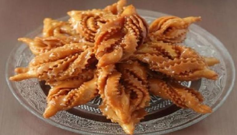 حلوى المقرقشات التقليدية الجزائرية لعيد الفطر