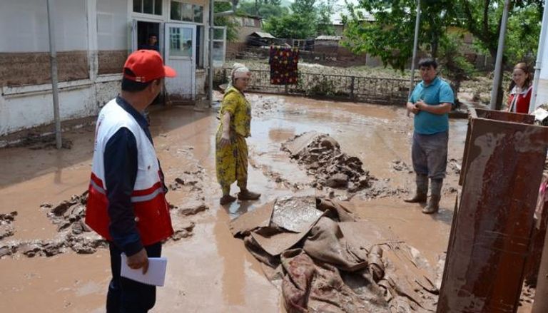 الفيضانات في طاجيكستان 