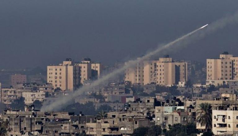 صواريخ من قطاع غزة تجاه إسرائيل- أرشيفية