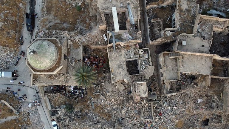 صلاة العيد في مسجد المصفى