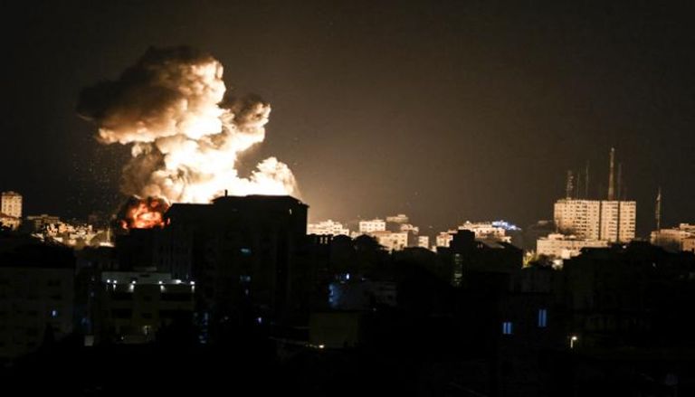 غارة على قطاع غزة - رويترز 