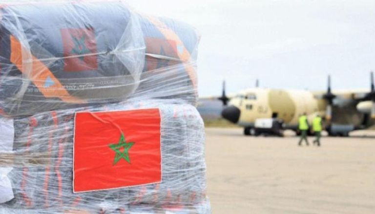 مساعدات مغربية - أرشيفية 