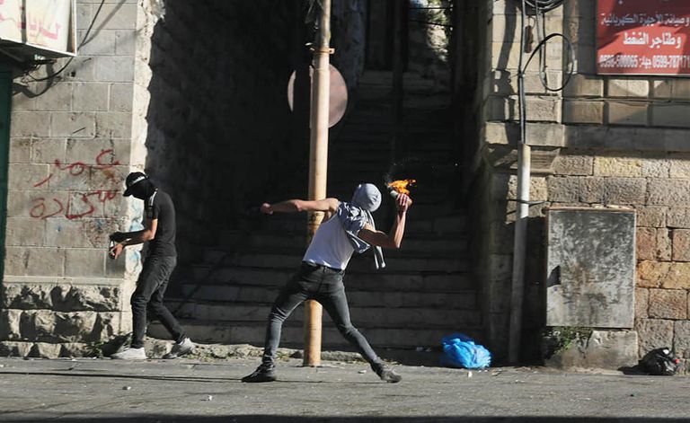 جانب من المواجهات في الضفة الغربية
