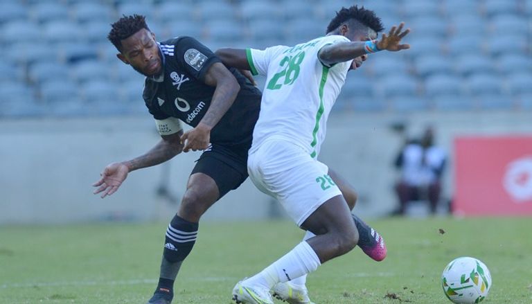 من مواجهة الرجاء المغربي أمام مضيفه أورلاندو بيراتس الجنوب أفريقي