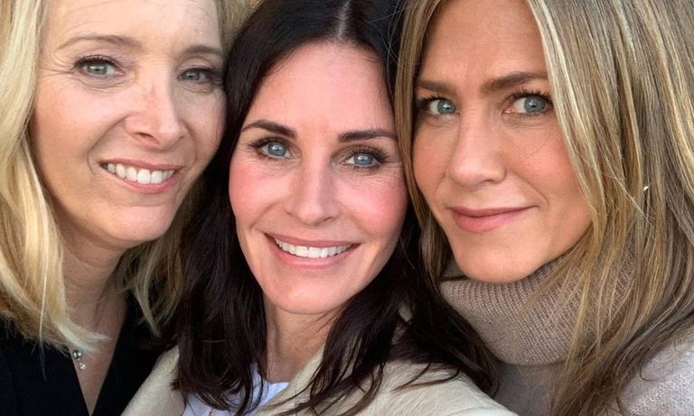 مشهد من مسلسل فريندز