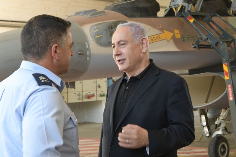 نتنياهو خلال جولته