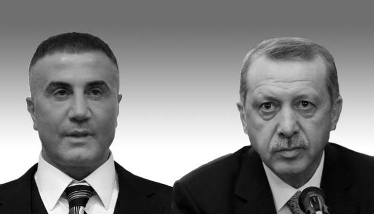 رجب طيب أردوغان وزعيم المافيا التركي سادات بكر