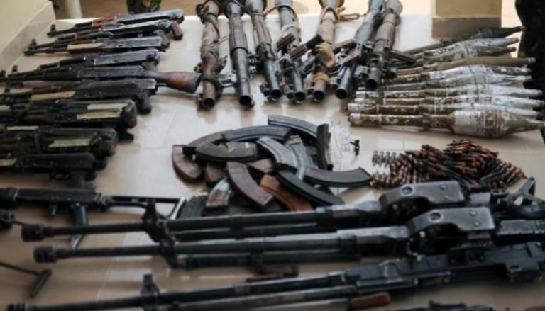 أسلحة تم جمعها من سكان بدولة جنوب السودان- أرشيفية